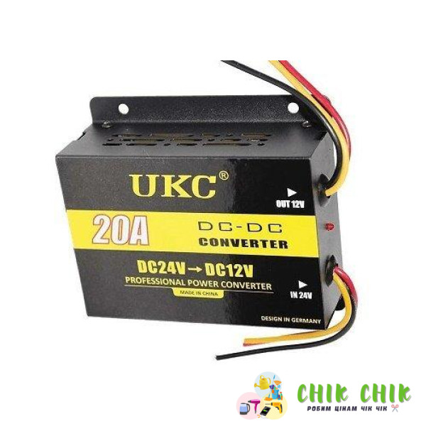 Перетворювач DC/DC 24v-12v 20A