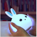 Акумуляторний силіконовий нічник Зайчик Rabbit Soft Touch