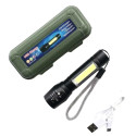 Ліхтарик ручний BL 511 COB usb micro charge