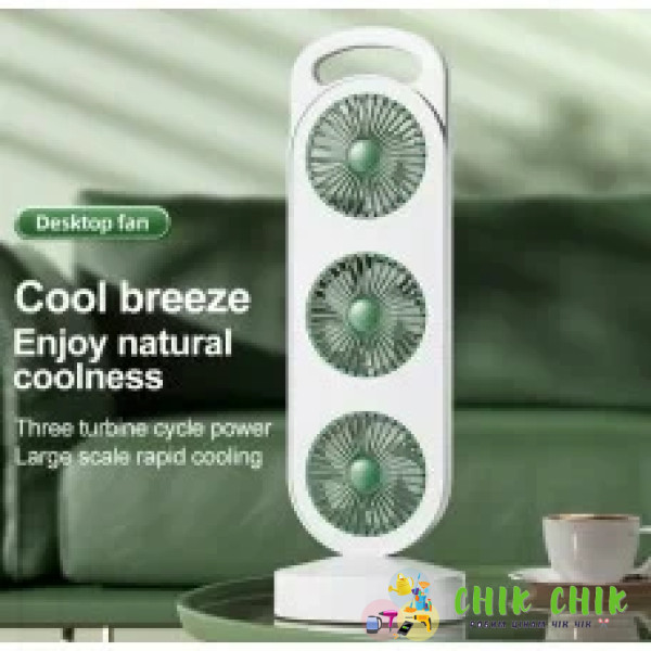Триголовковий вентилятор USB Three head fan AND LY-856