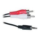 Кабель 3.5 jack-2RCA 1.5м (пакет)