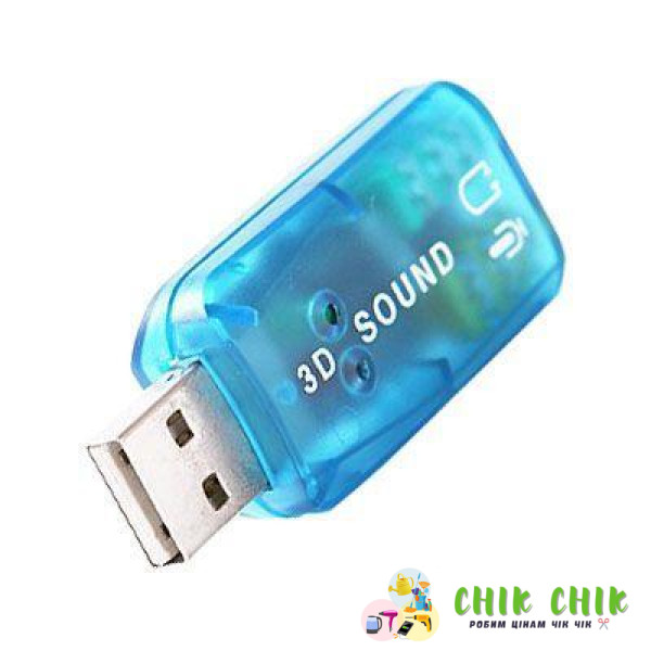Звукова карта USB 5.1 3D Sound