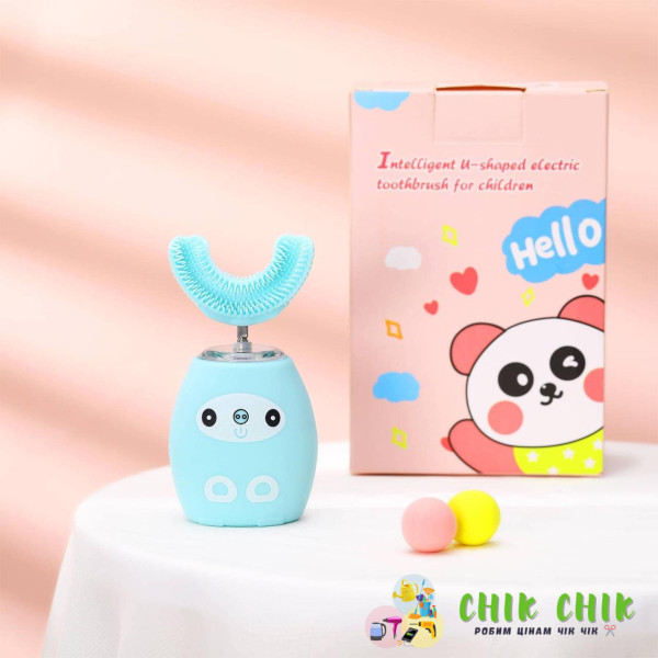 Дитяча зубна щітка children's u shaped toothbrush