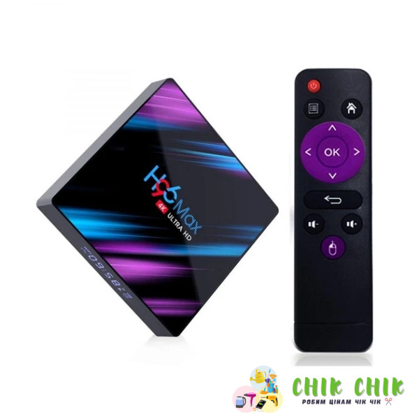 Смарт-Віташка H96 MAX 4/32 Гб Smart TV Box Android