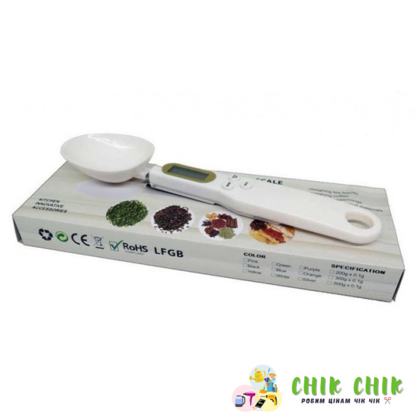 Мірна ложка-ваги Digital Spoon Scale електронна цифрова до 500 г 9466