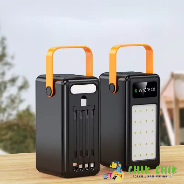 Power Bank S-06 8000 mAh із сонячною панеллю + ліхтарик