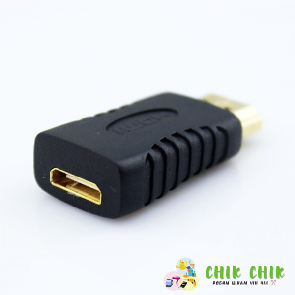 Перехідник HDMI M/mini HDMI F