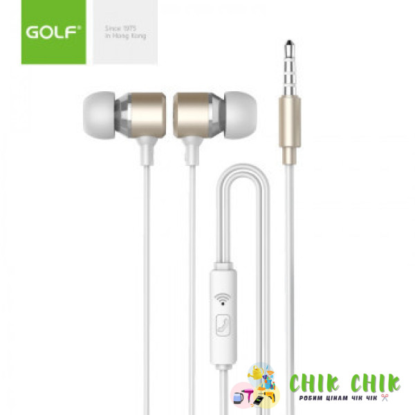 Навушники дротові GOLF (GF-M20)