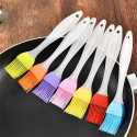 Силіконова щіточка для змащування універсальна з лопаткою Plastic brush set AND682