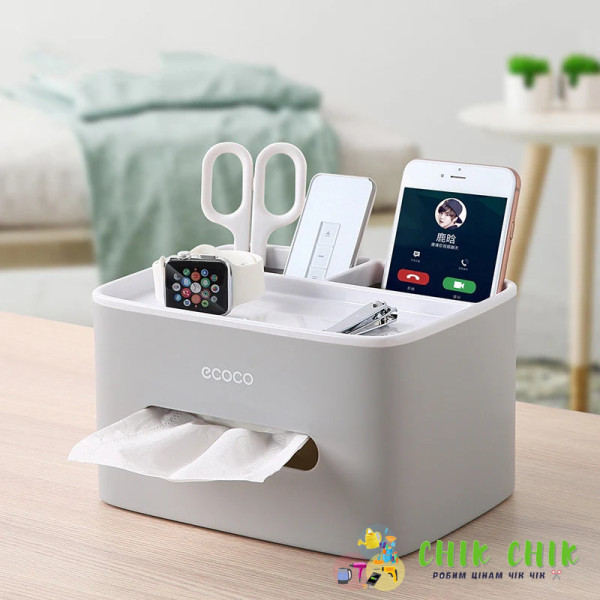 Настільний органайзер для серветок і аксесуарів ECOCO MAC-25