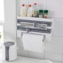 Кухонний диспенсер для плівки, фольги та рушників 4в1 Triple Paper Dispenser NEW