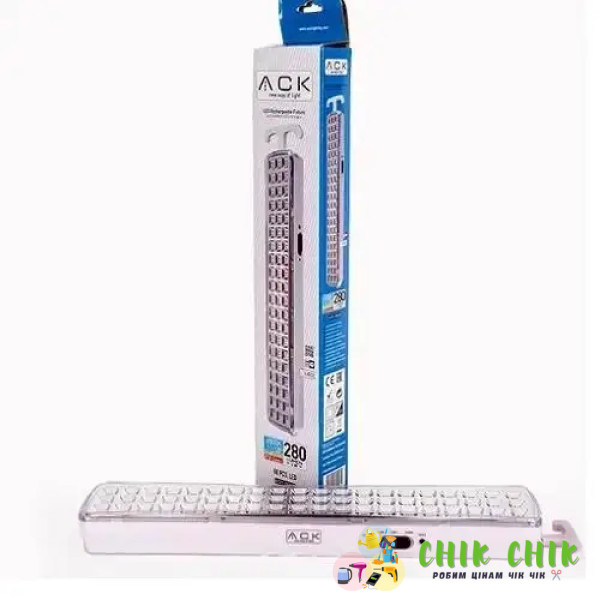 Акумуляторний аварійний світильник АСК AC01-00330 Rechargeable Fixture, 280 lumen