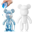 Ведмедик для творчості з фарбами (3 шт.) Fluid bear AND HA-138