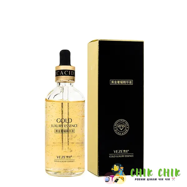 Сироватка для обличчя антивікова Veze 24K Pure Gold з колоїдним золотом