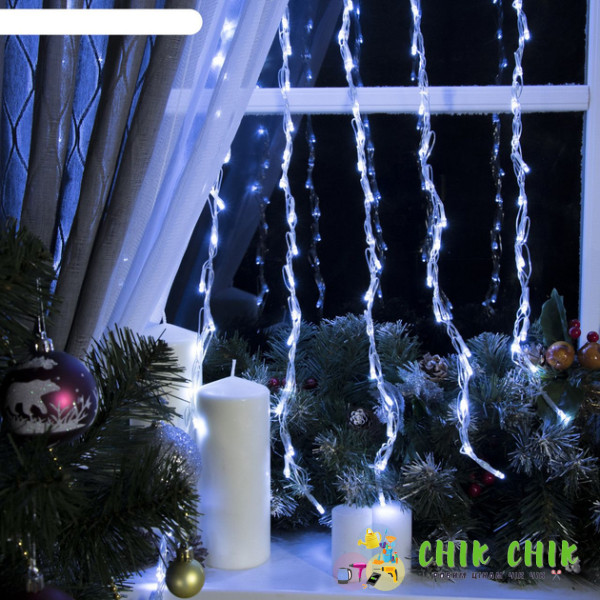 Xmas гірлянда LED (Водоспад 2M*2M) 200-W-2 біла