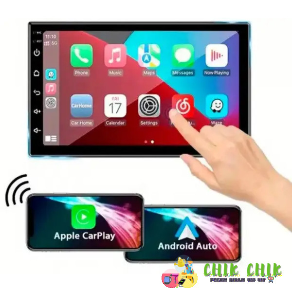 Автомагнітола MP5 CJ CP607 BT з підтримкою Apple carplay 4G-32G 2din