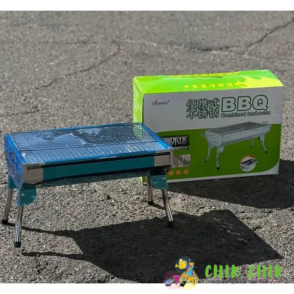 Переносний мангал із решіткою bbq 8006 881 CA-10