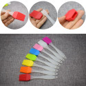 Силіконова щіточка для змащування універсальна з лопаткою Plastic brush set AND682
