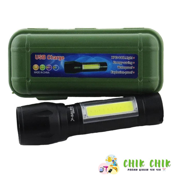Ліхтарик ручний BL 520 18650 usb charge
