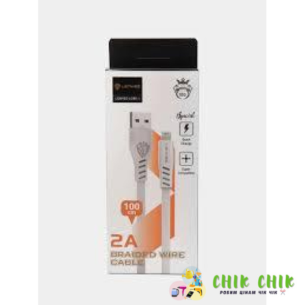 Кабель LENYES LC811 iPhone 1м 2.1A