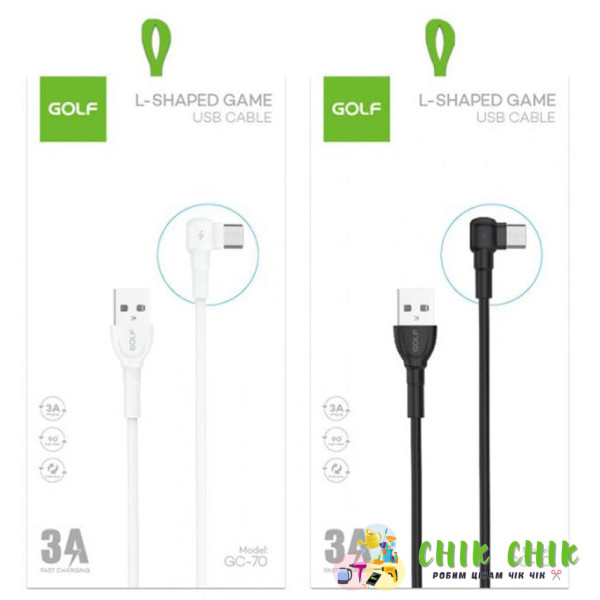 Кабель USB GOLF GC-70 iPhone L 1м