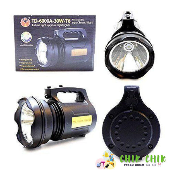 Ліхтарик TD 6000A 30W T6