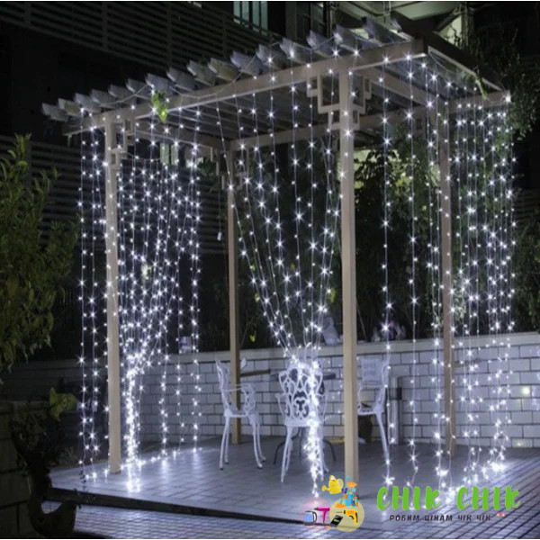 Xmas гірлянда 480 LED (Водоспад 3M*3M) біла