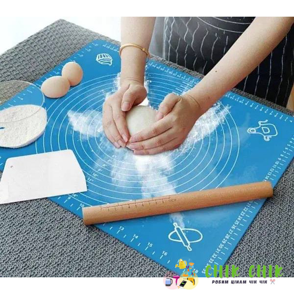 Килимок силіконовий Kamille 43*35 см для розкачування тіста та випічки