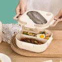 Пластиковий ланч-бокс Квадратний Healthy