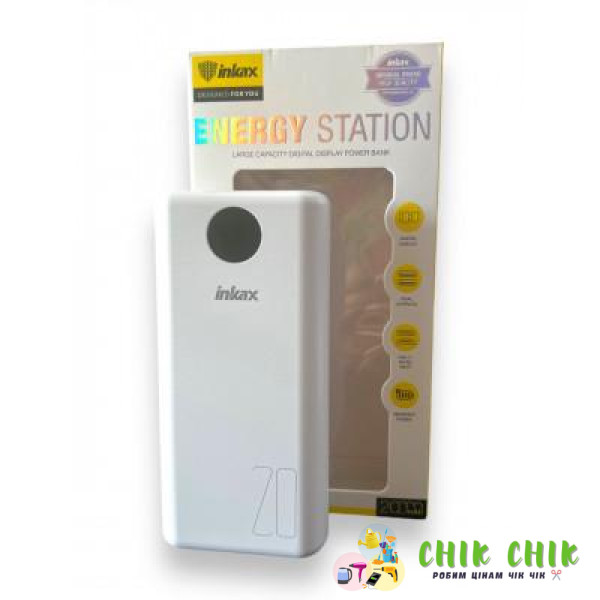 Зовнішній акумулятор Power Bank INKAX PV-48 20000 mAh