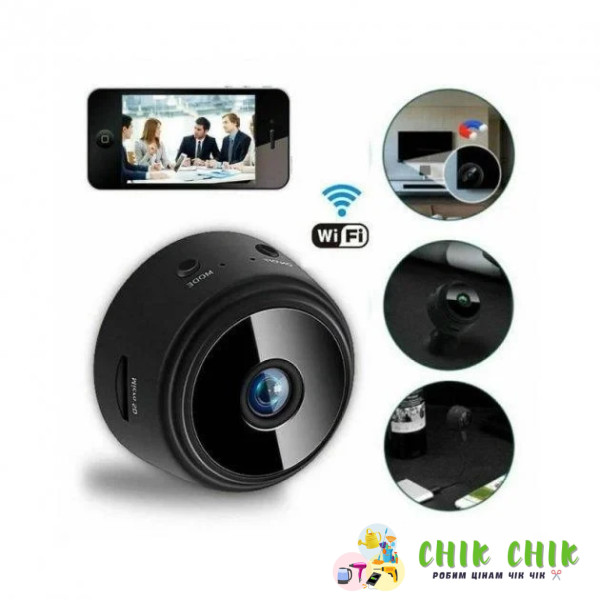 Мінікамера IP Wi-Fi FullHD 1080 Action Camera A9