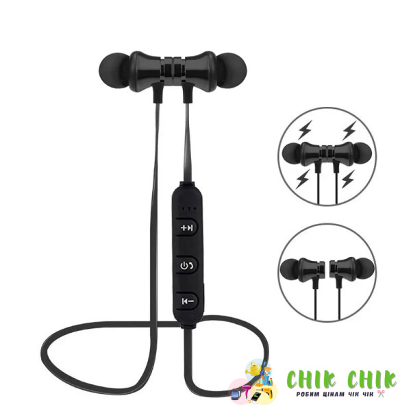 Навушники Bluetooth на магніті Wireless Stereo Earbuds