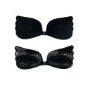 Силіконовий невидимий бюстгальтер Fly Bra чорний колір, розмір A, B, C, D