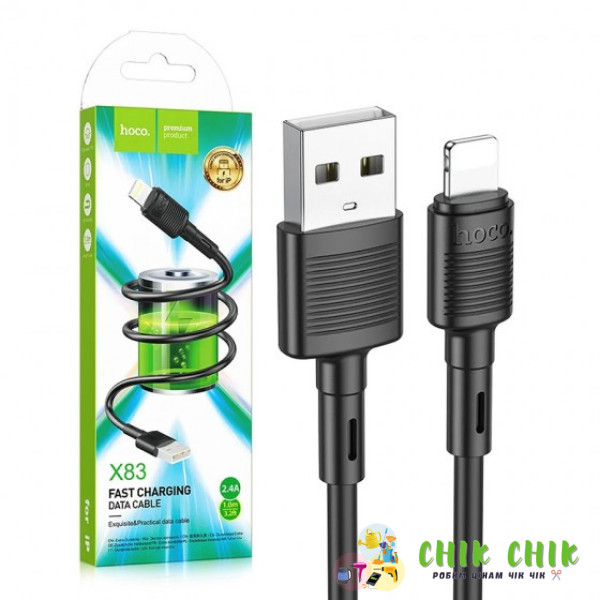 Кабель HOCO X83 iPhone Victory charging data cable