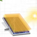 Вуличний ліхтар на стовп із сонячною панеллю 100 W JX 007