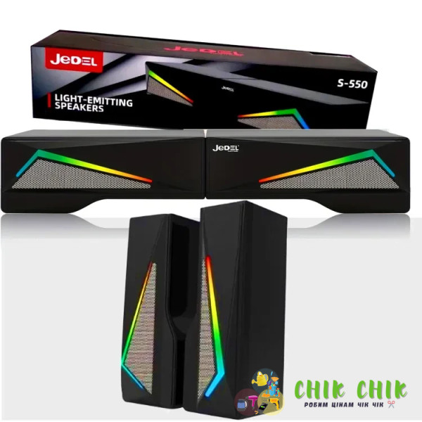 Колонки для PC 2.0 USB JEDEL S550