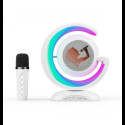 Нічник-лампа з бездротовою Bluetooth колонкою Lightshow з ОДНІМ мікрофоном YS-110