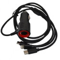 АЗП автозаряджання 2 USB 3.6A/5V 3в1 (AAA)