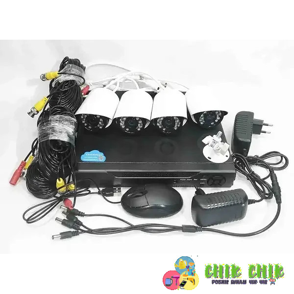 Реєстратор + Камери DVR CAD D001 KIT 2mp/4ch