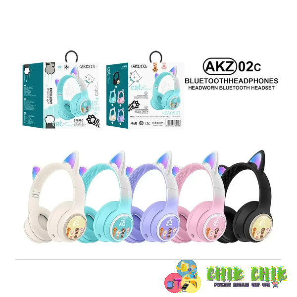 Навушники накладні Bluetooth з вушками AKZ-02C