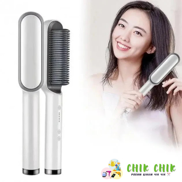 Щітка для укладання волосся, випрямляч Hair Straightener HQT-909
