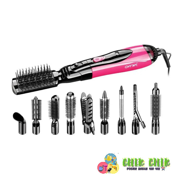 Повітряний стайлер для волосся 10в1 Gemei Professional Hot Air Styler GM-4835