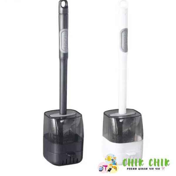 Туалетний йоржик із силіконовою щіткою Toilet brush AND851