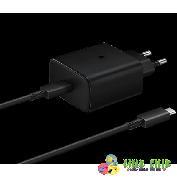 Адаптер USB с кабелем USB-TYPE C 45W Black Edition