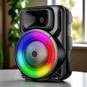 Портативна акустична система з мікрофоном і RGB-підсвіткою SPS 8147