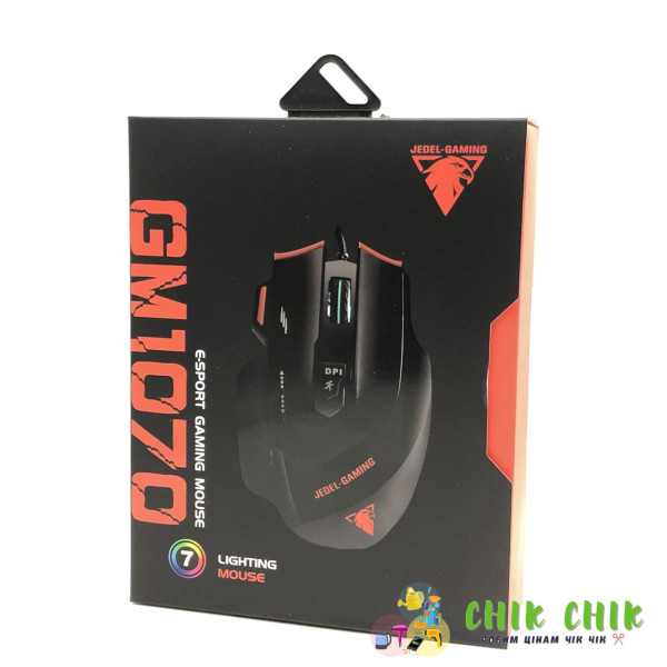 Миша USB ігрова з підсвіткою JEDEL GM1070
