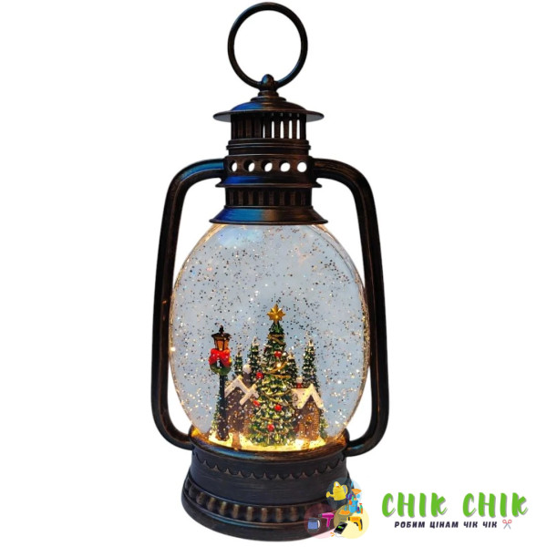 XMAS Новорічний нічник вінтажний ліхтар WDL-24028D