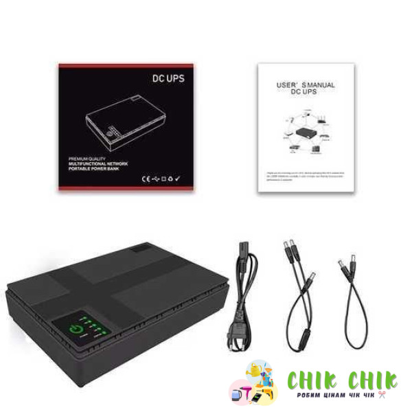 UPS/Power Bank для роутера 10400 mAh, DC 5V/9V/12V