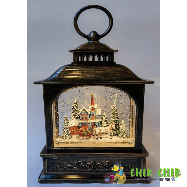 XMAS Новорічний нічник вінтажний ліхтар WDL-24072D
