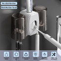 Диспенсер для зубної пасти Toothbrush Holder з тримачем зубних щеток